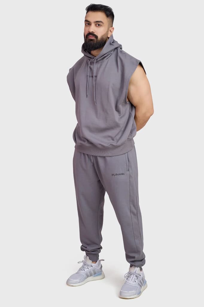 Signature Oversized Joggers Dark Grey — photo 6