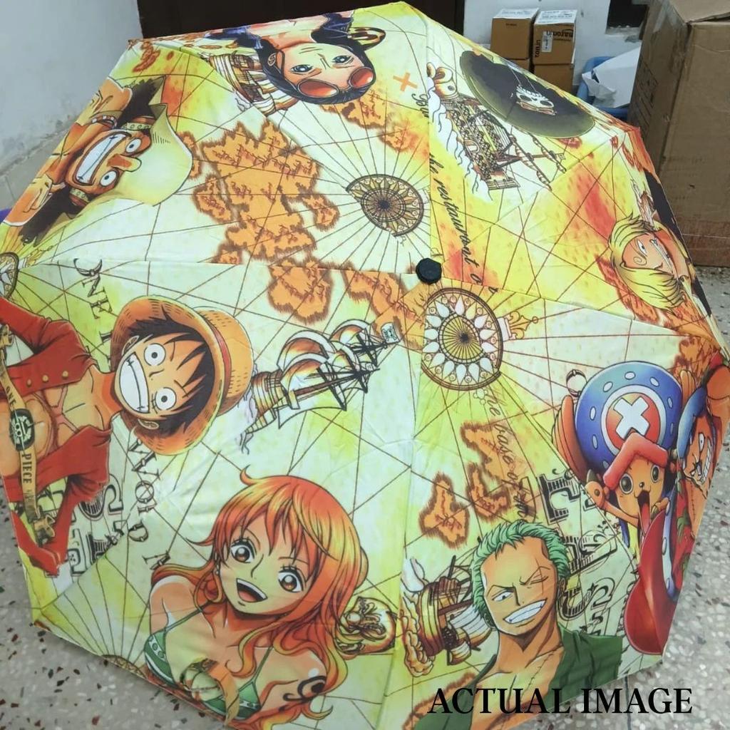 Anime Print Folding Umbrella – Compact, Stylish n Weather-Resistant — photo 10