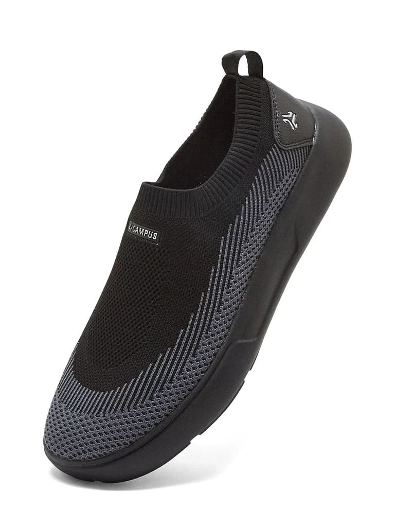LEDGE Black Men's Walking Shoes — photo 3