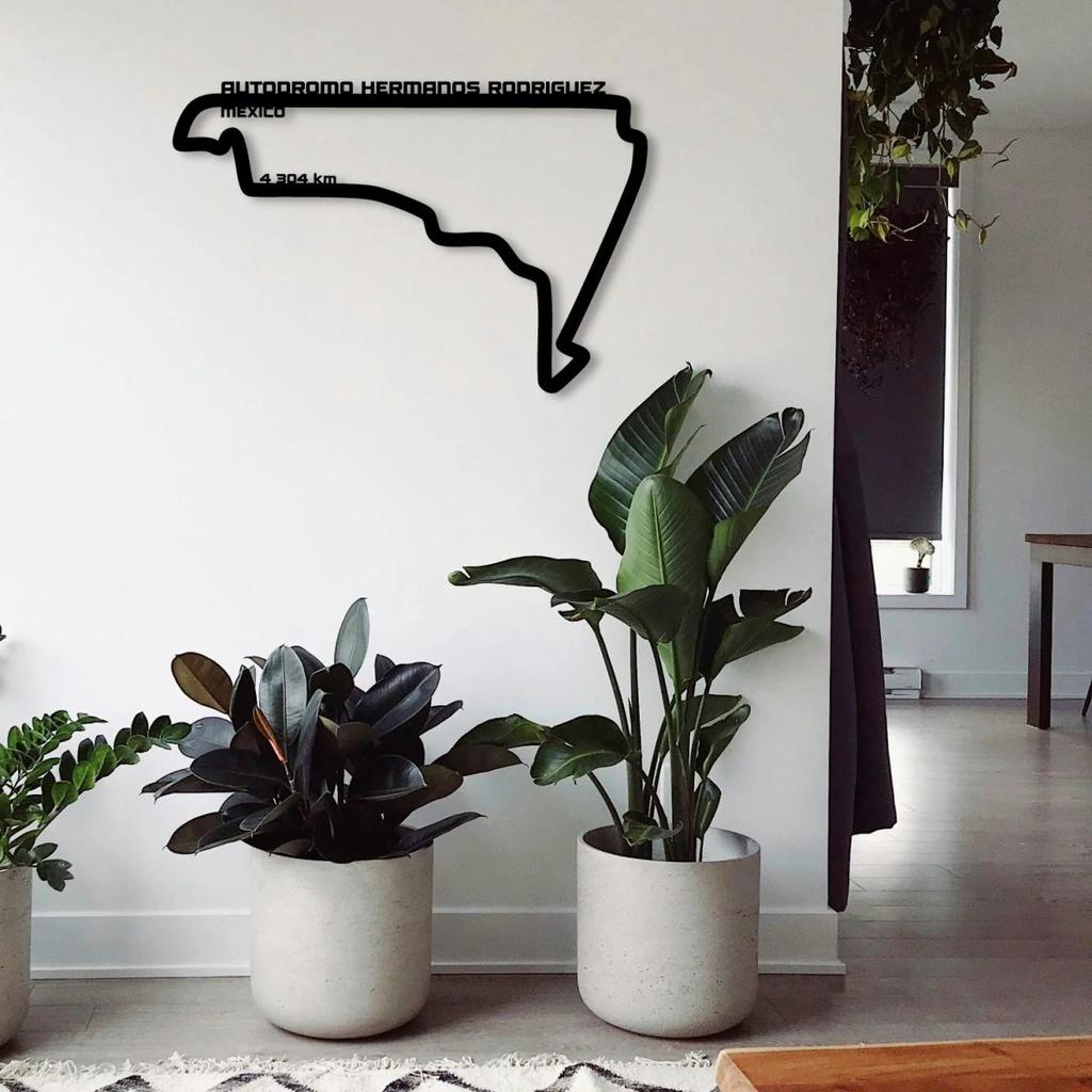 AUTODROMO HERMANOS RODRIGUEZ 2 METAL WALL ART — photo 2