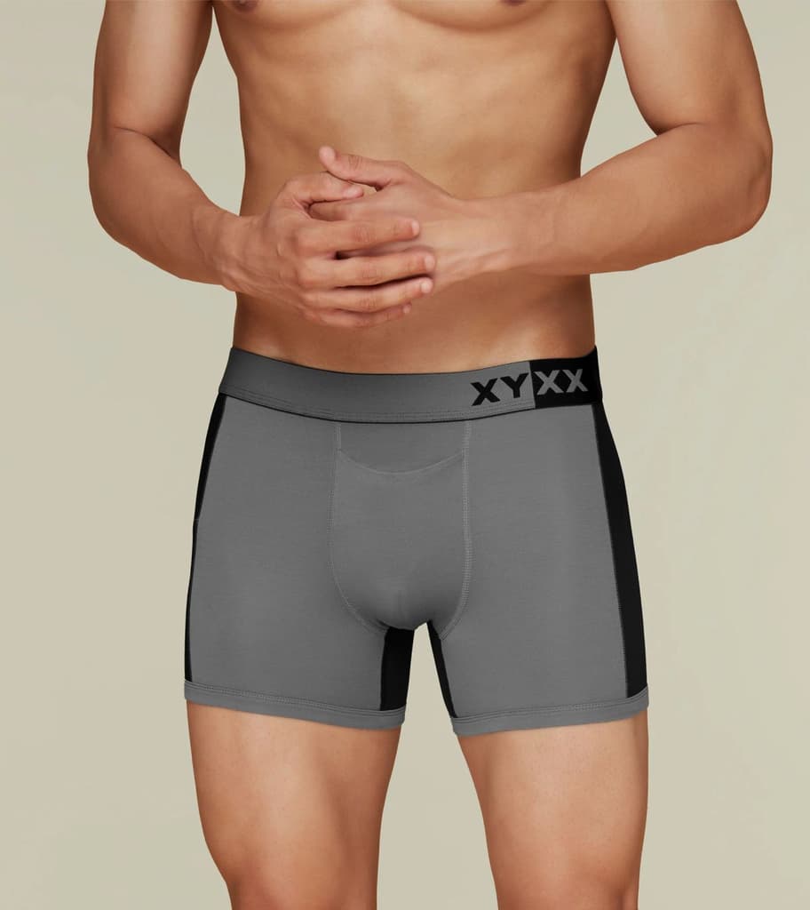 Dualist Modal Trunks Pack of 2 (Grey, Aqua Blue) — photo 2
