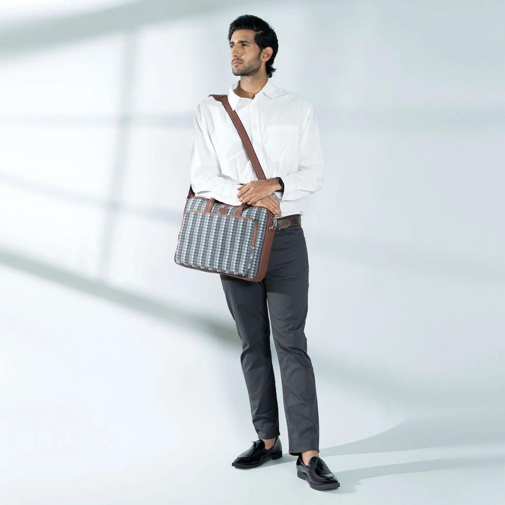 Bombay Houndstooth Unisex Laptop Bag