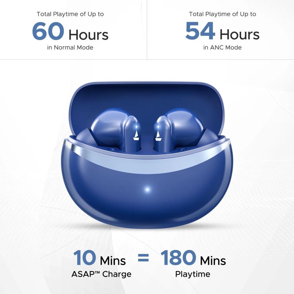 boAt Airdopes 131 Elite ANC | Wireless Earbuds with ANC up to 32dB, Transparency Mode, 60 Hours Playback, ENx™ Technology — photo 6
