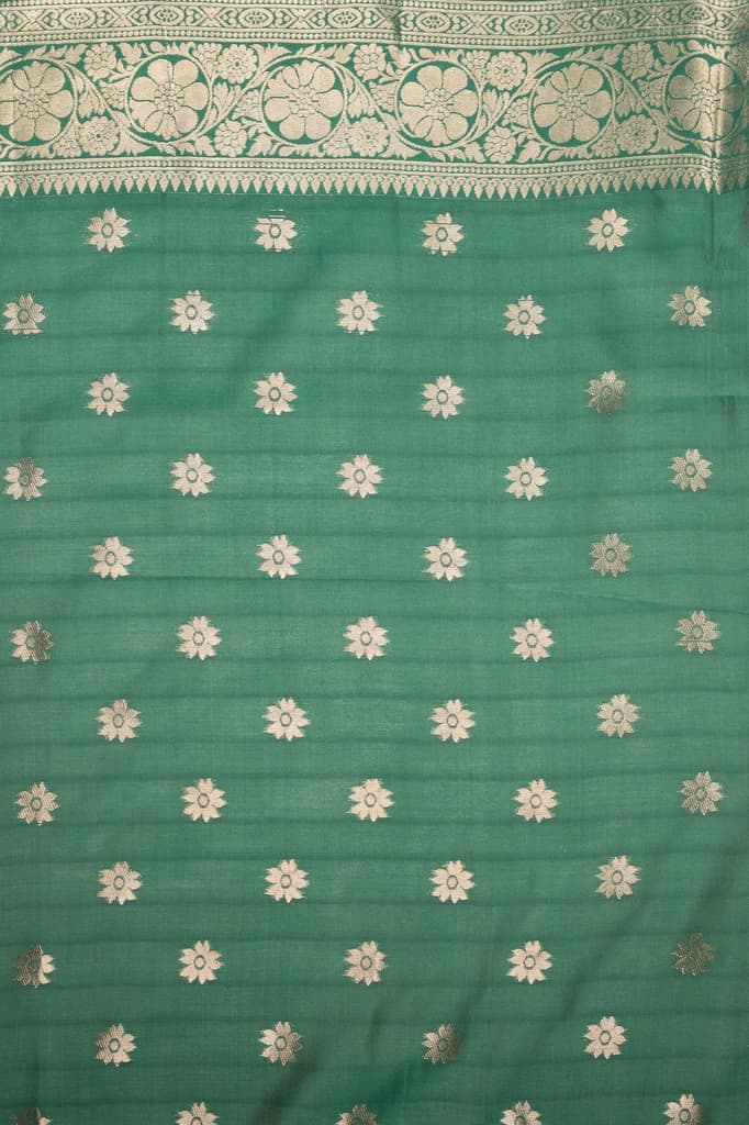 Mimosa Women's Woven Design Kanjivaram Style Art Silk Saree With Blouse Piece : SA00001599PSFREE — photo 9
