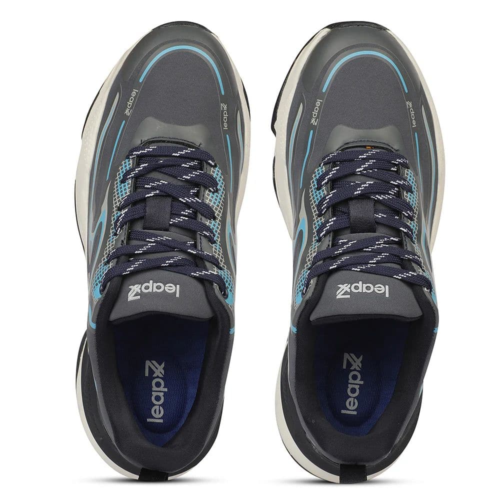 LEAP7X GLADIATOR Navy Blue Sports Running Shoes for Men By Liberty — photo 7