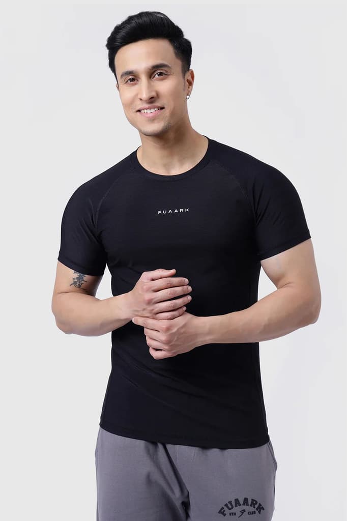 Blaze Nylon T-shirt Black — S