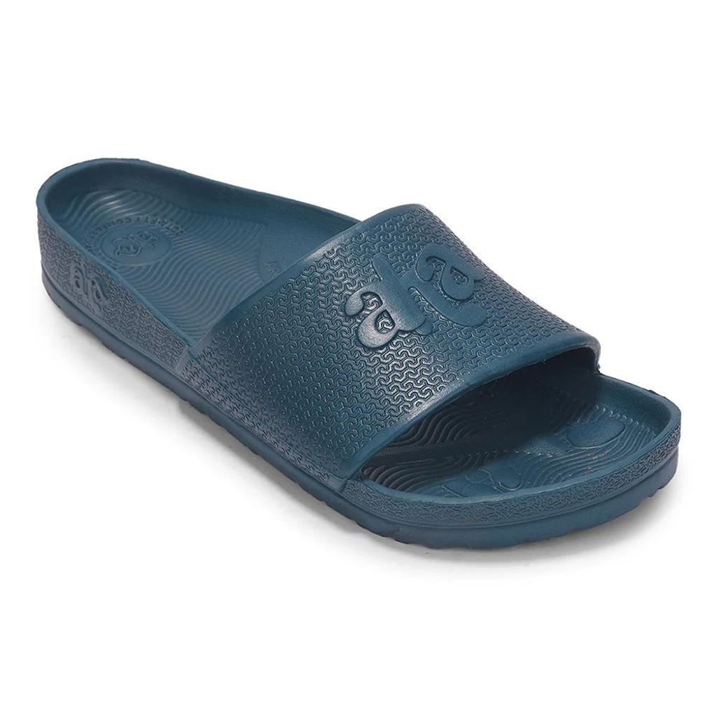A-HA DOCTOR-2M Teal Blue Casual Slip on Slides for Men by Liberty