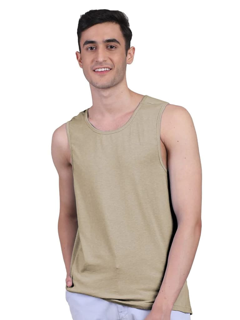 Camouflage Print & Twin Skin Organic Bamboo Vest Active Fit (Pack of 5) — photo 10