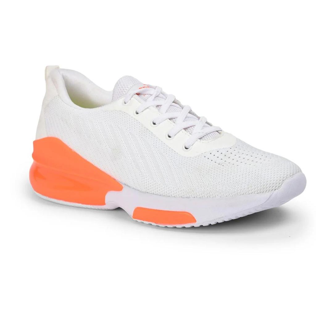Leap7x VIRAT Men White Sports Lacing Shoes By Liberty