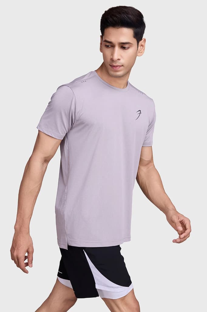 Laser Cut Running T-shirt Grey — photo 6