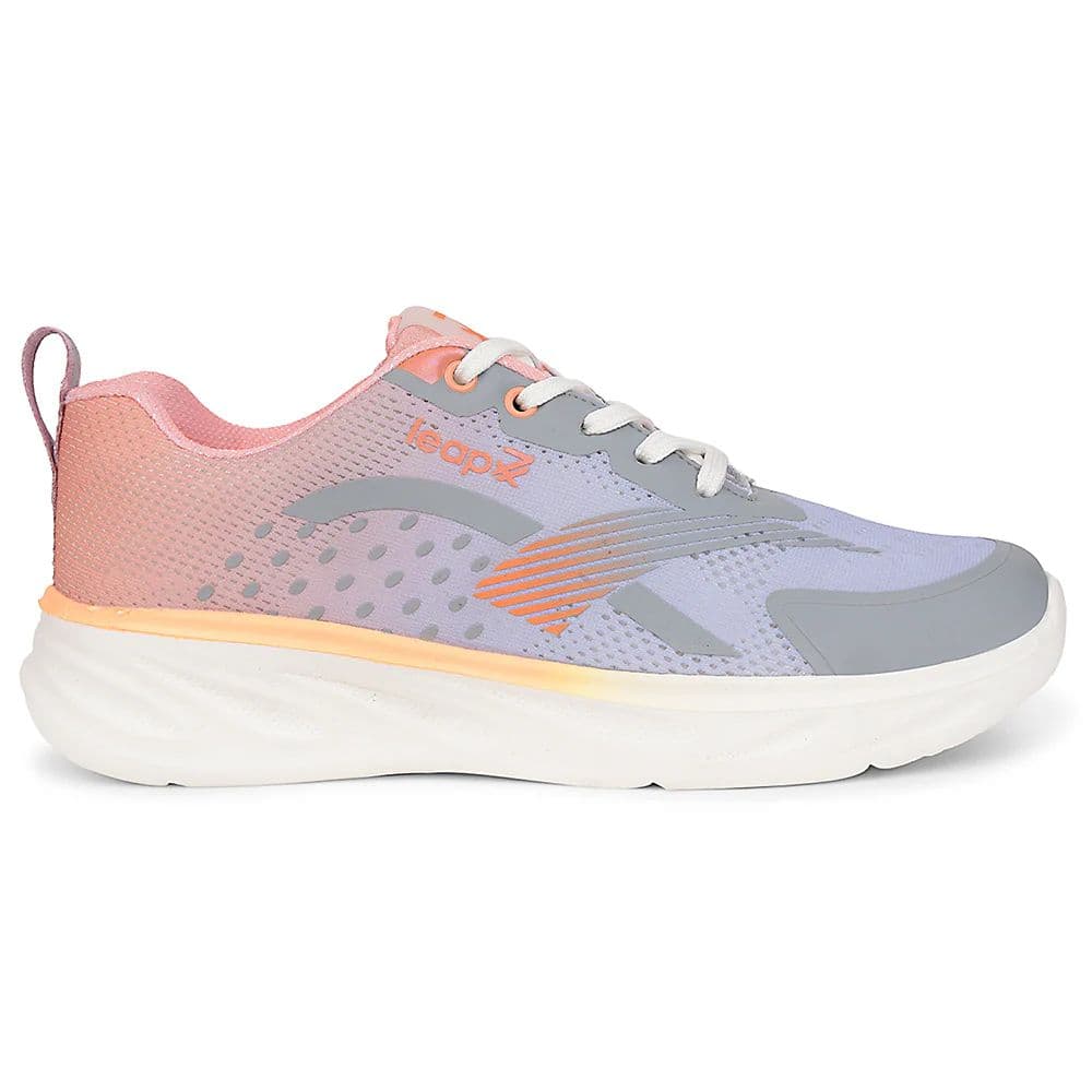 Leap7x Purple Sports Lacing Running Shoes For Women MITALI-1 By Liberty — photo 2