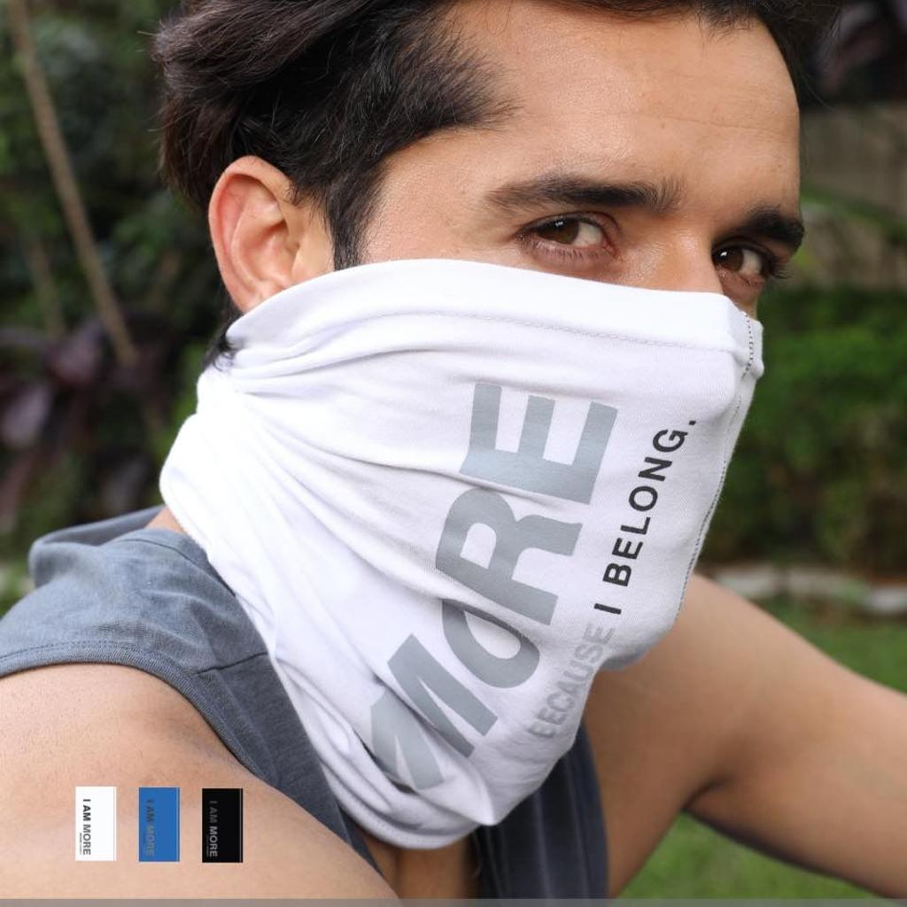 Unisex Organic Bandana Masks - Printed (Pack of 3)