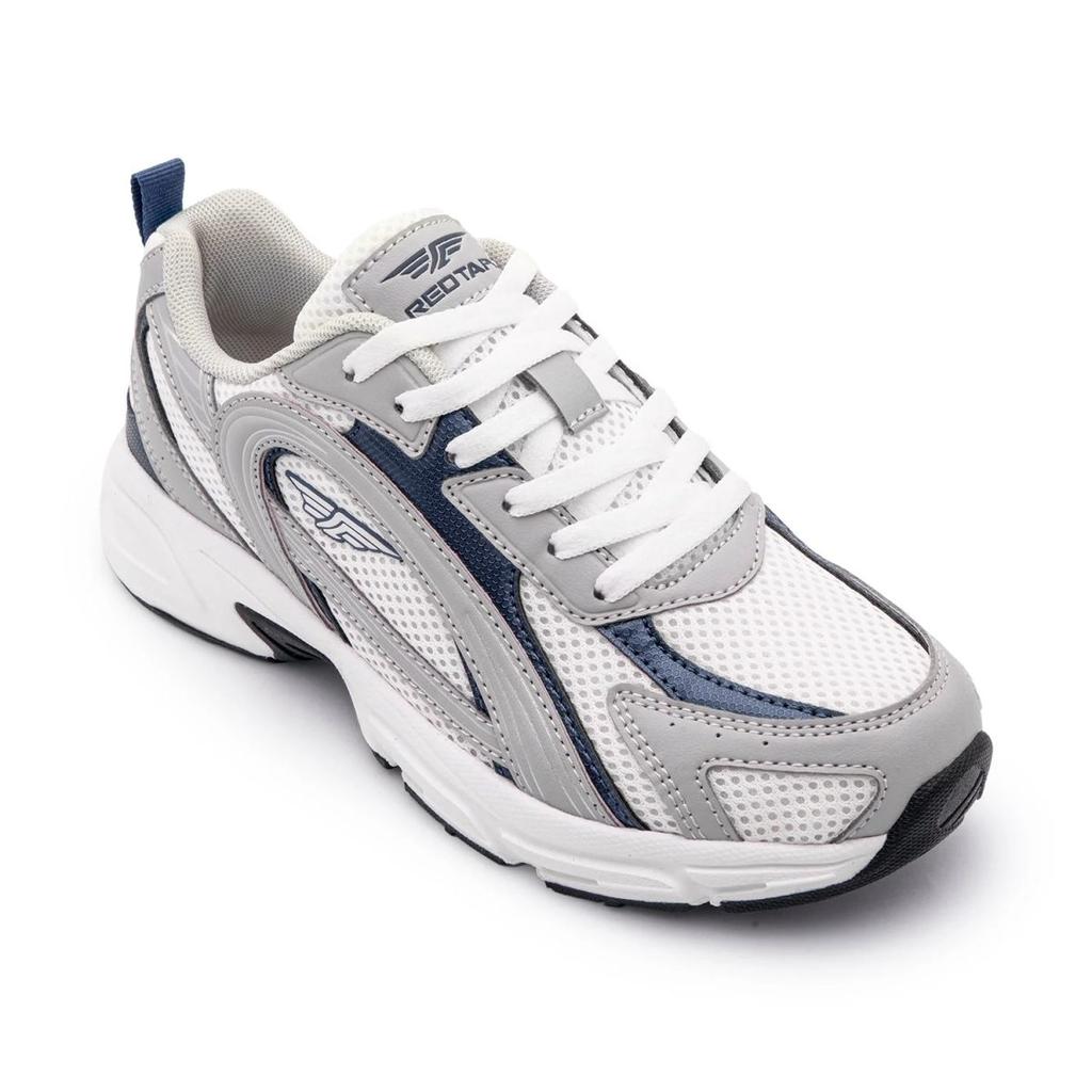 Casual Shoes for Women in White and Grey | Low-Cut Lifestyle Shoes. — 3 / White Grey