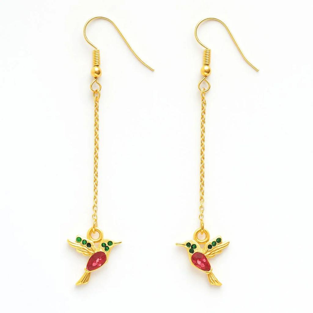 Tiny HummingBird Earrings — photo 5