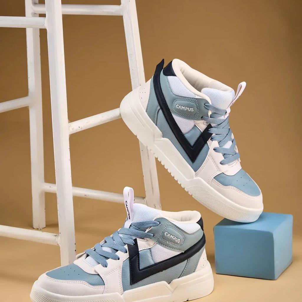 EAGLE White Men's Sneakers
