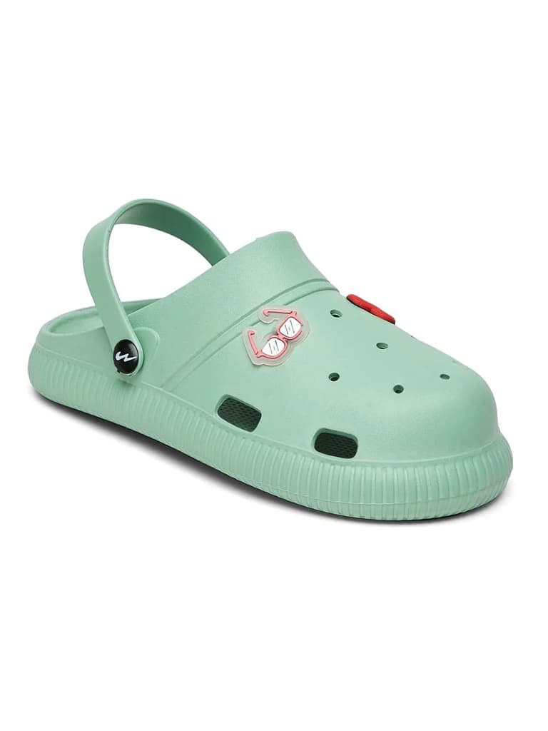 GC-9002C Green Child Clogs — Green / 2