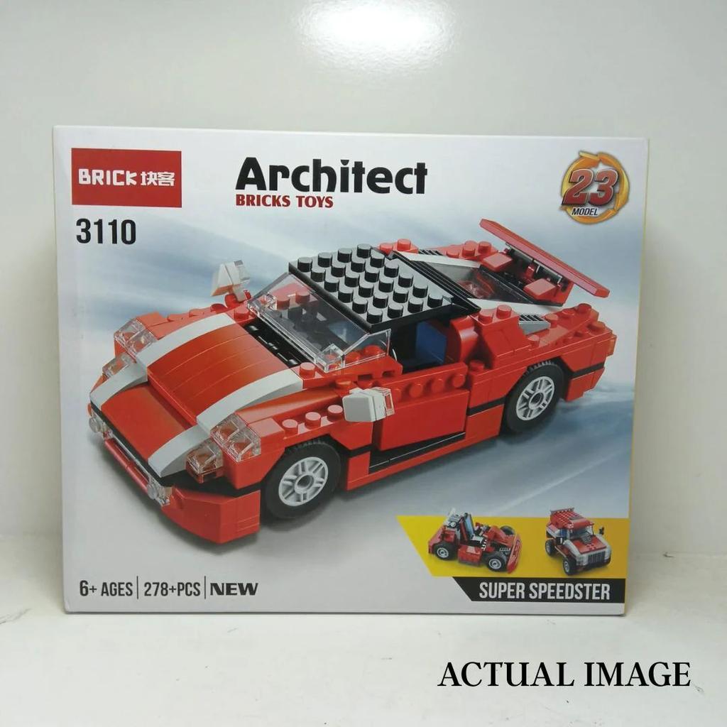 Building Blocks FourWheelers Kit – 278+ Piece DIY Construction Set for Kids — photo 7