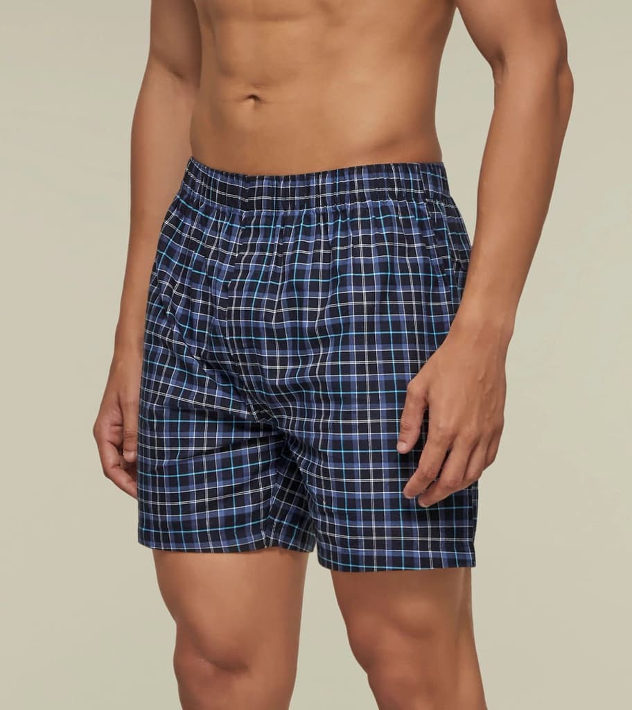 Checkmate Combed Cotton Boxers Beat The Blues — photo 3