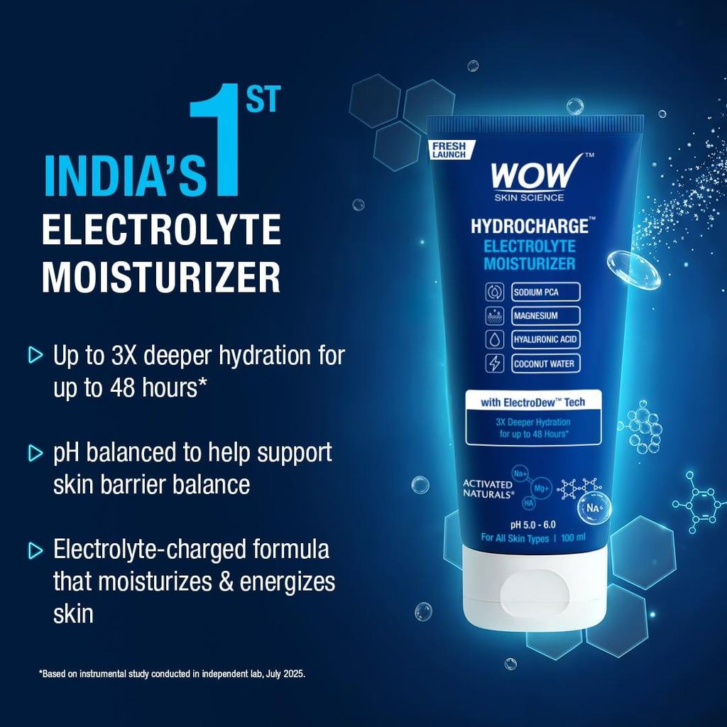 Hydrocharge Electrolyte Moisturizer Lightweight Deep Hydration