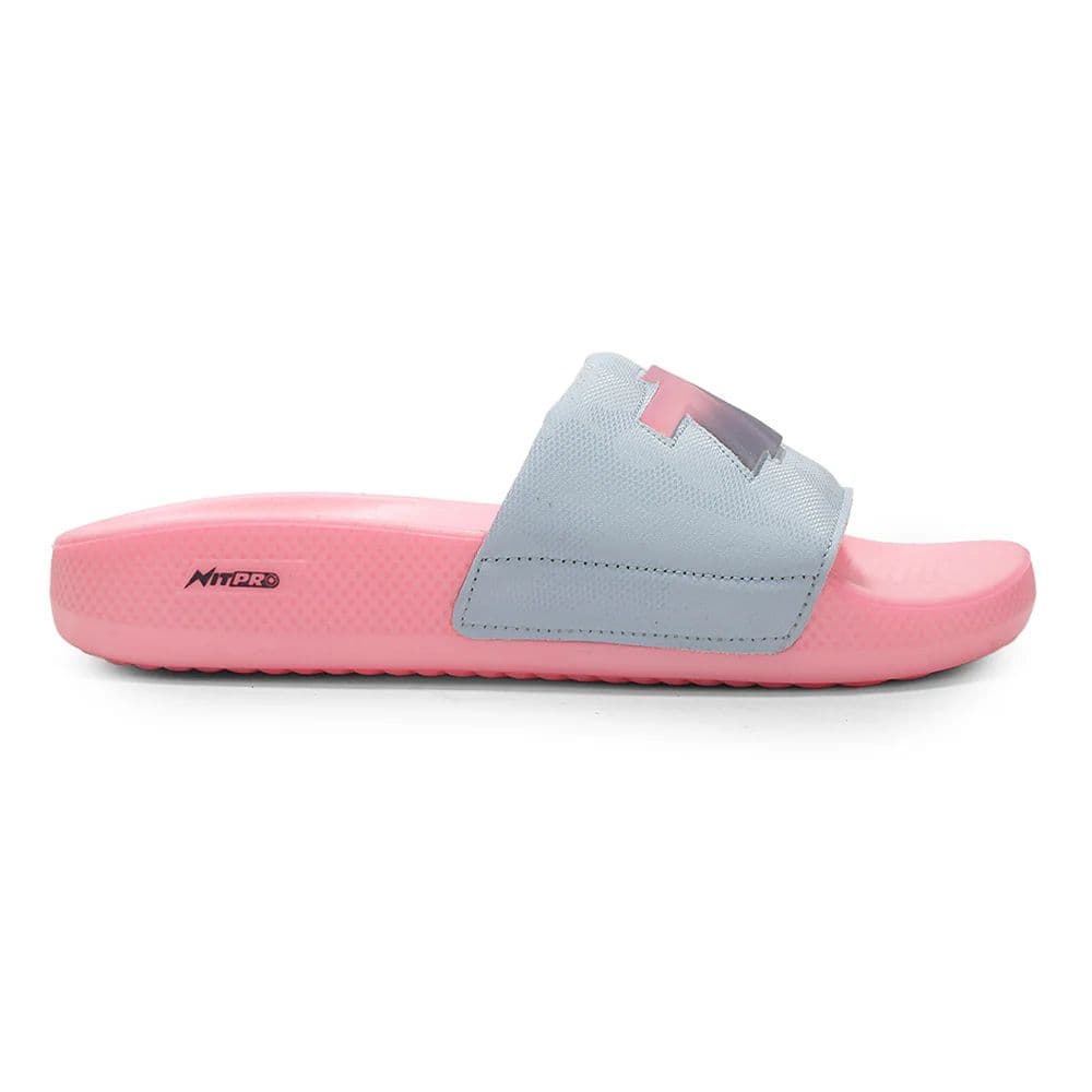 Leap7X NITWALK-L2 Women's Blue Casual Slip-on Slippers - Nitro Sole with Colorblock Design — photo 3