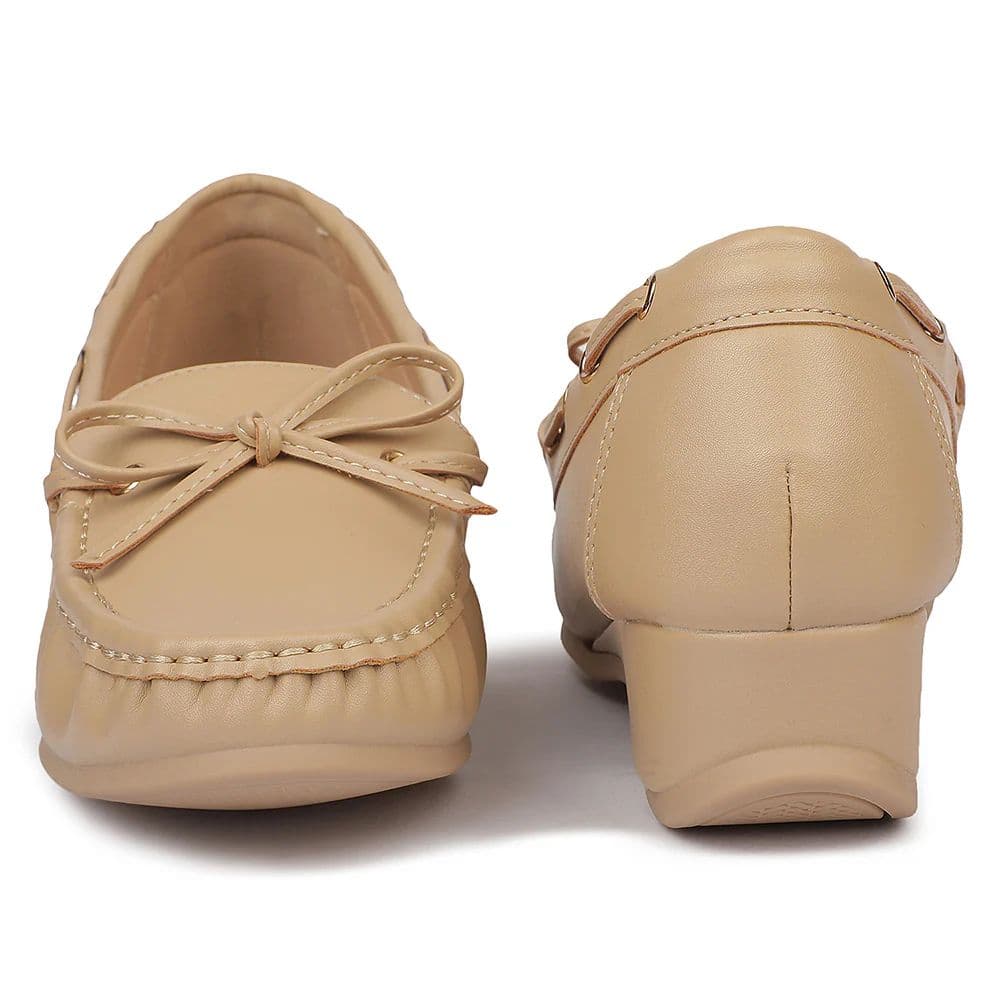 Healers ZQ-FDBL-14 Beige Casual Bellies Shoes for women By Liberty — photo 7