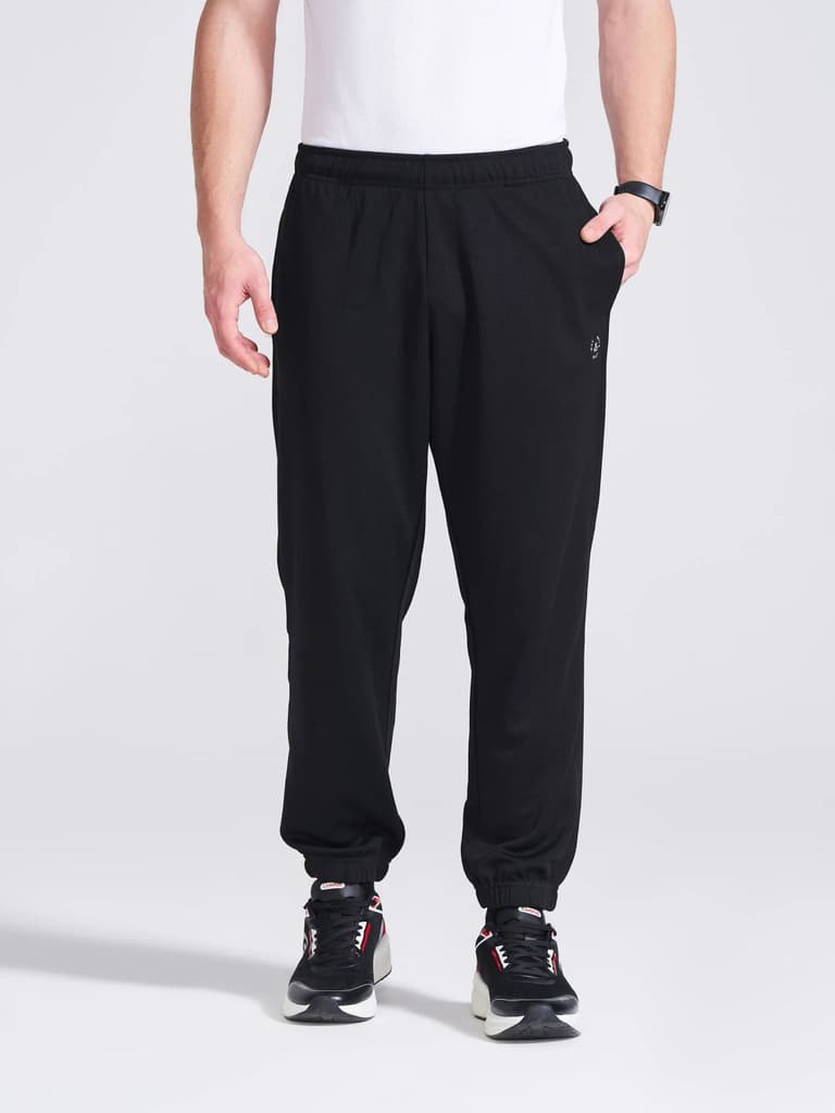 Men's Black Regular Fit Track Pants — photo 2
