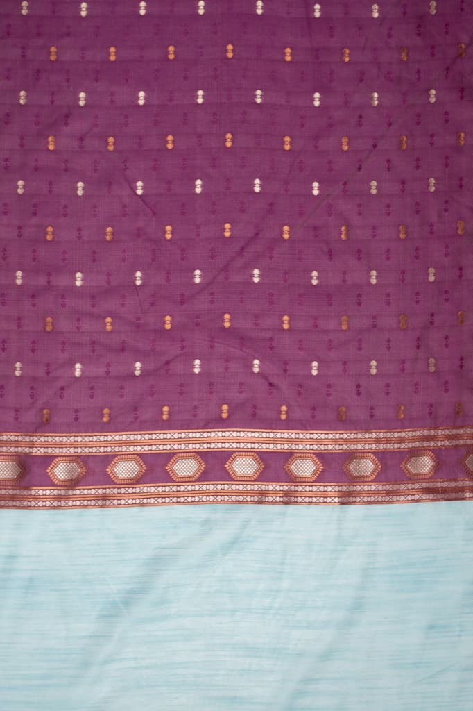 Mimosa Women's Woven Design Banarasi Style Art Silk Saree With Blouse Piece : SA00001795SFFREE — photo 7
