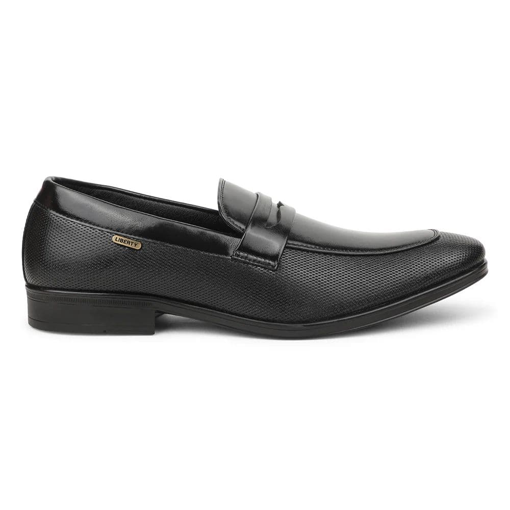 Healers Black Formal Non Lacing Moccasins For Mens VCL-106 By Liberty — photo 2