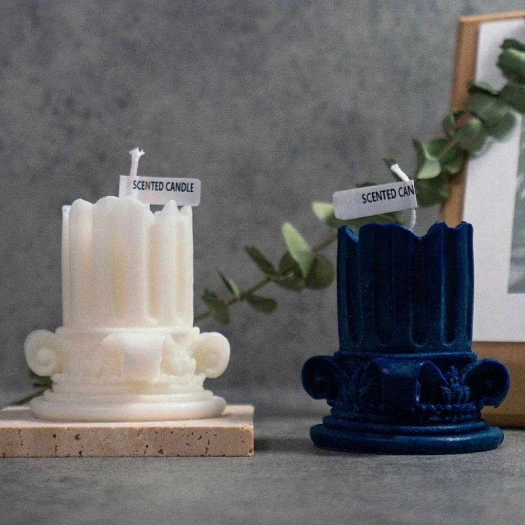 Roman Vintage Column Candle | Premium Soy Wax for Long-Lasting Burn — photo 2