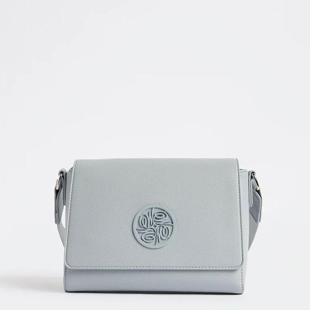 Westside Blue Embossed Sling Bag