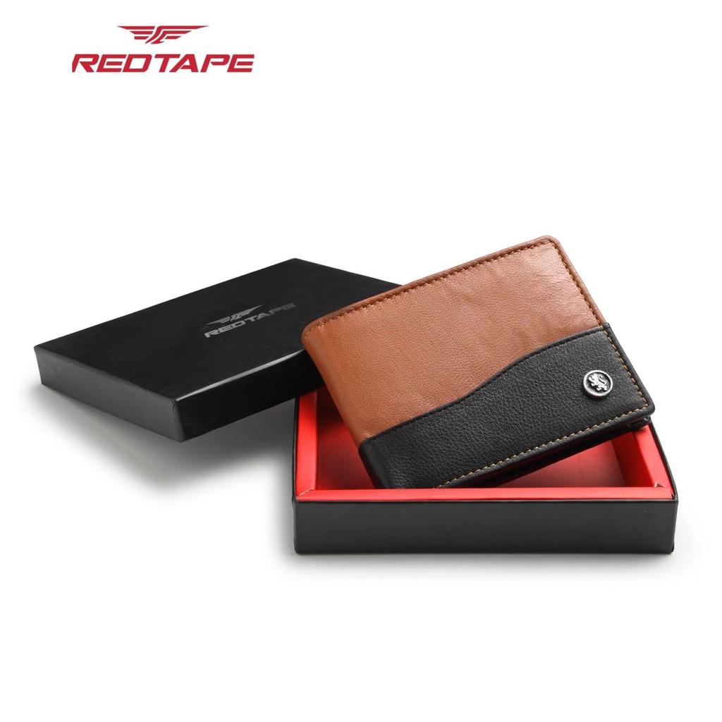 Men’s Cognac Black Colorblocked Genuine Leather Wallet — photo 6