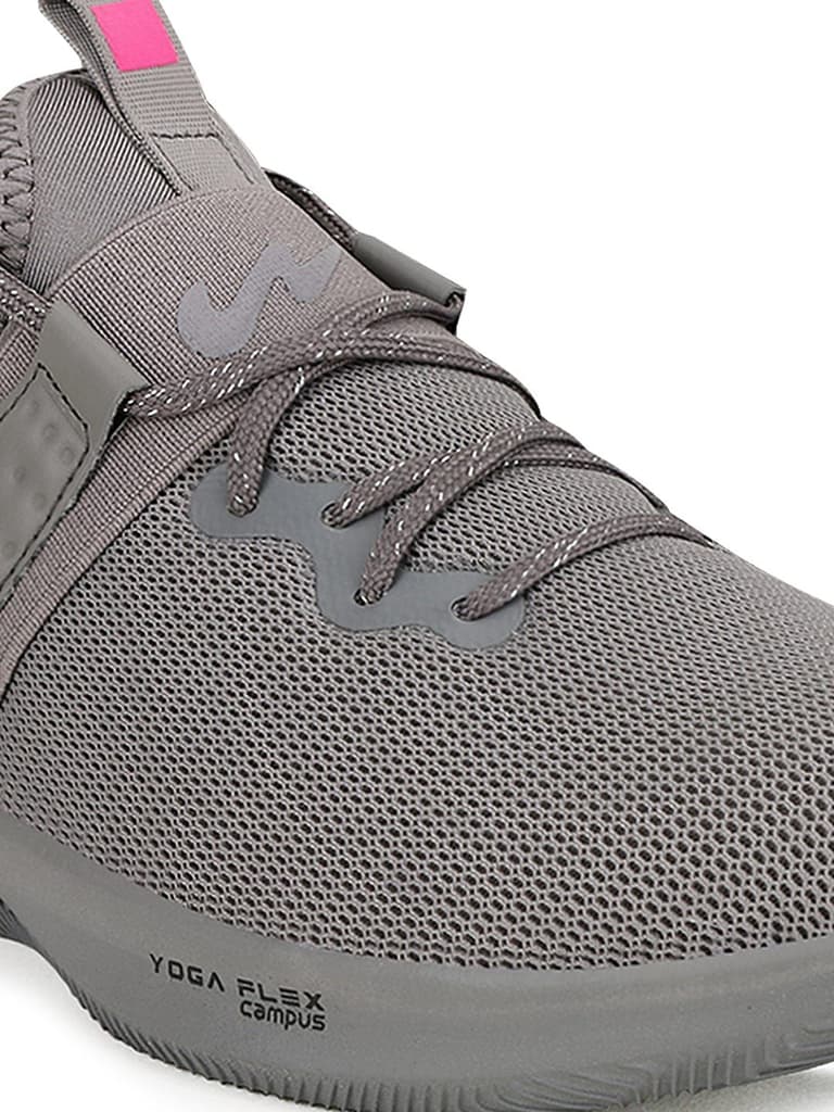 SHERRY Grey Women's Walking Shoes — photo 4