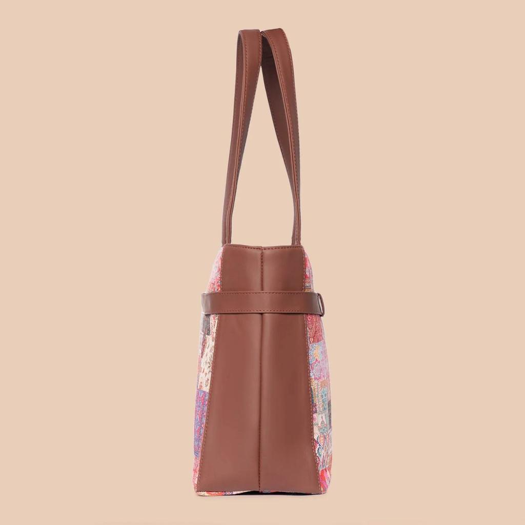 Kutch Gamthi - Statement Office Bag & Chain Wallet Combo