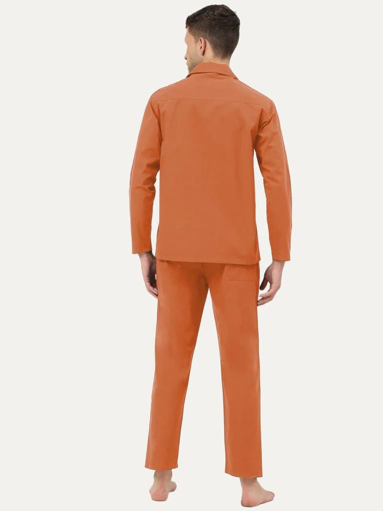 Men's Organic Cotton Solid Sleepsuit — photo 4