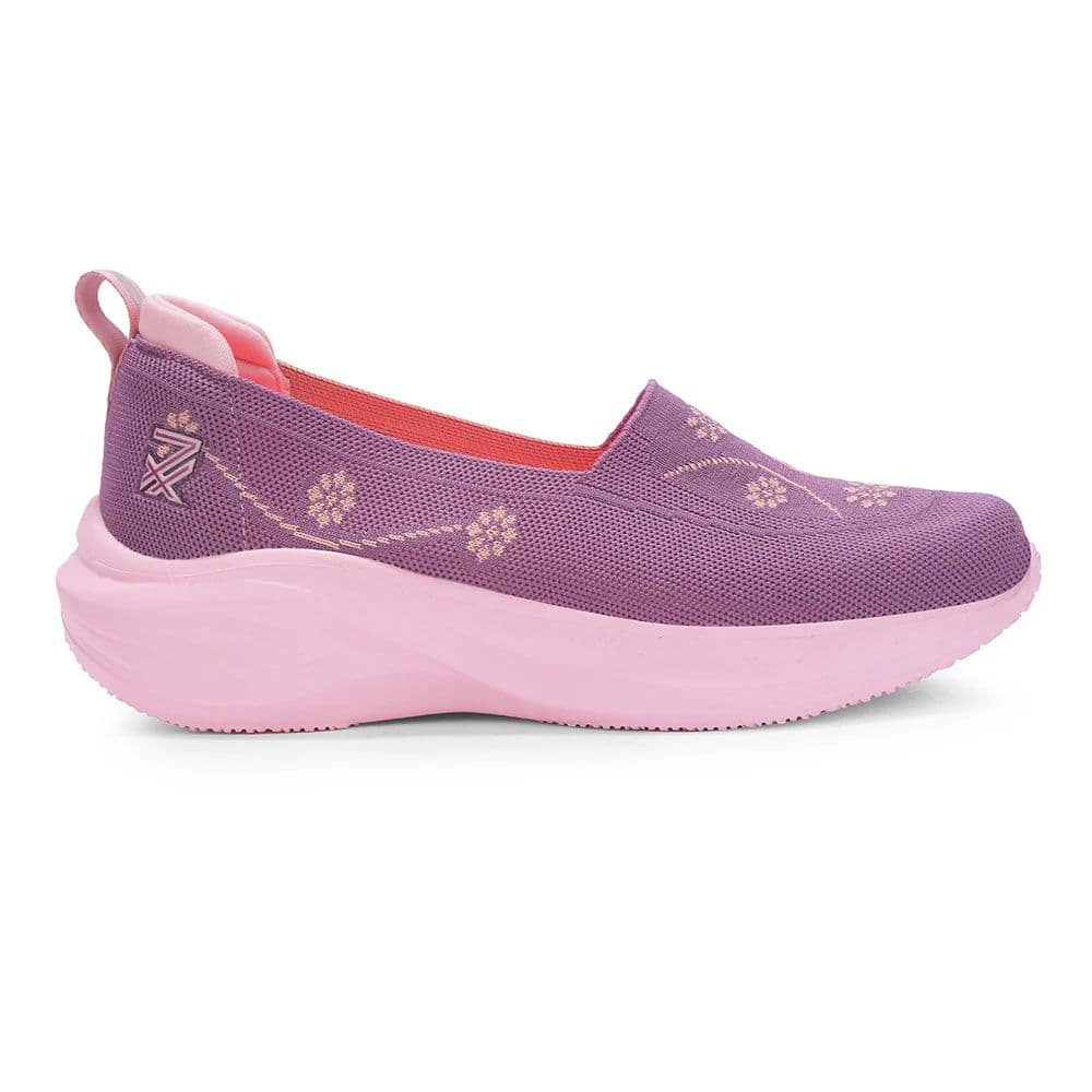 LEAP7X GLOWSTAR-E Peach Sports Non lacing Walking shoes for Women by Liberty — photo 4