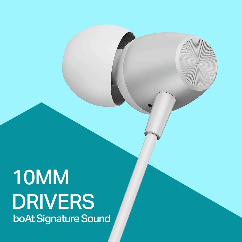 Bassheads 55 | Wired Earphones with 10mm Drivers, Metallic Buds, In-Line Mic & Lightweight Design — photo 8