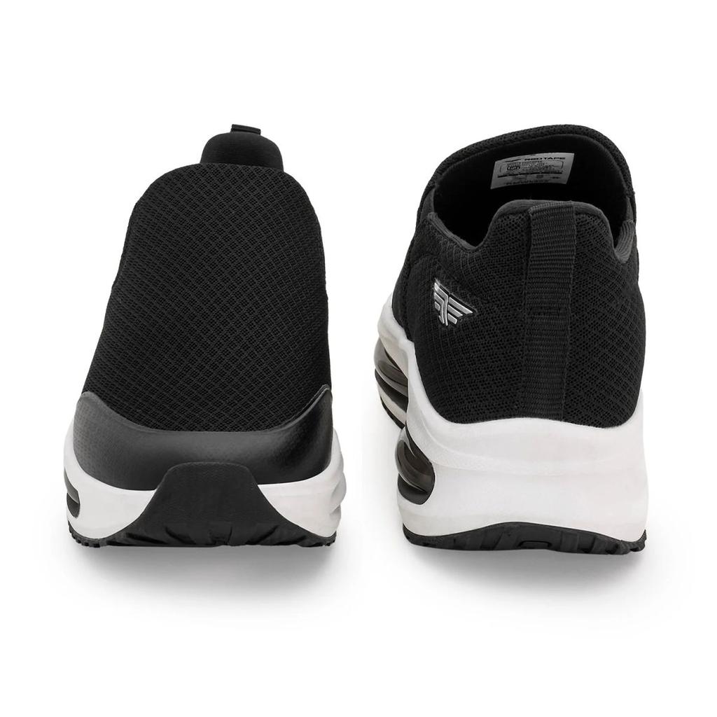 Walking Shoes for Men in Black | Slip-On Casual Shoes — photo 4