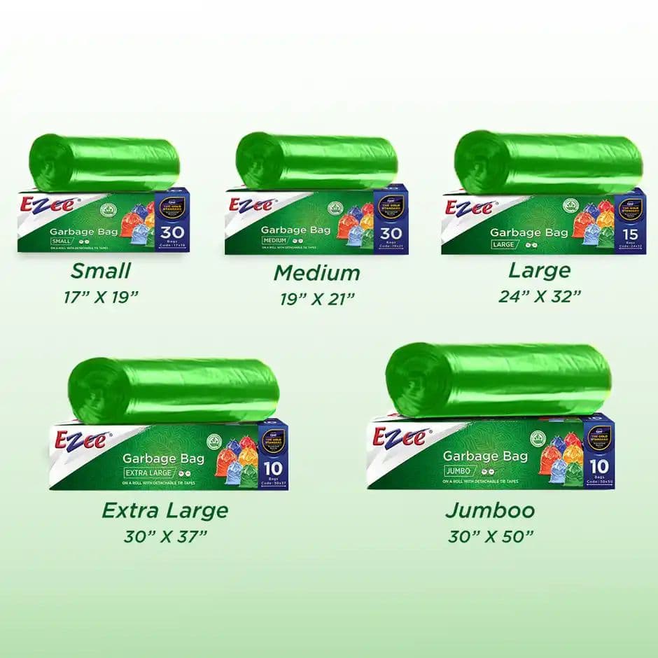 Ezee Biodegradable Flat Garbage Bags - Large - 24 x 32 Inch — photo 3