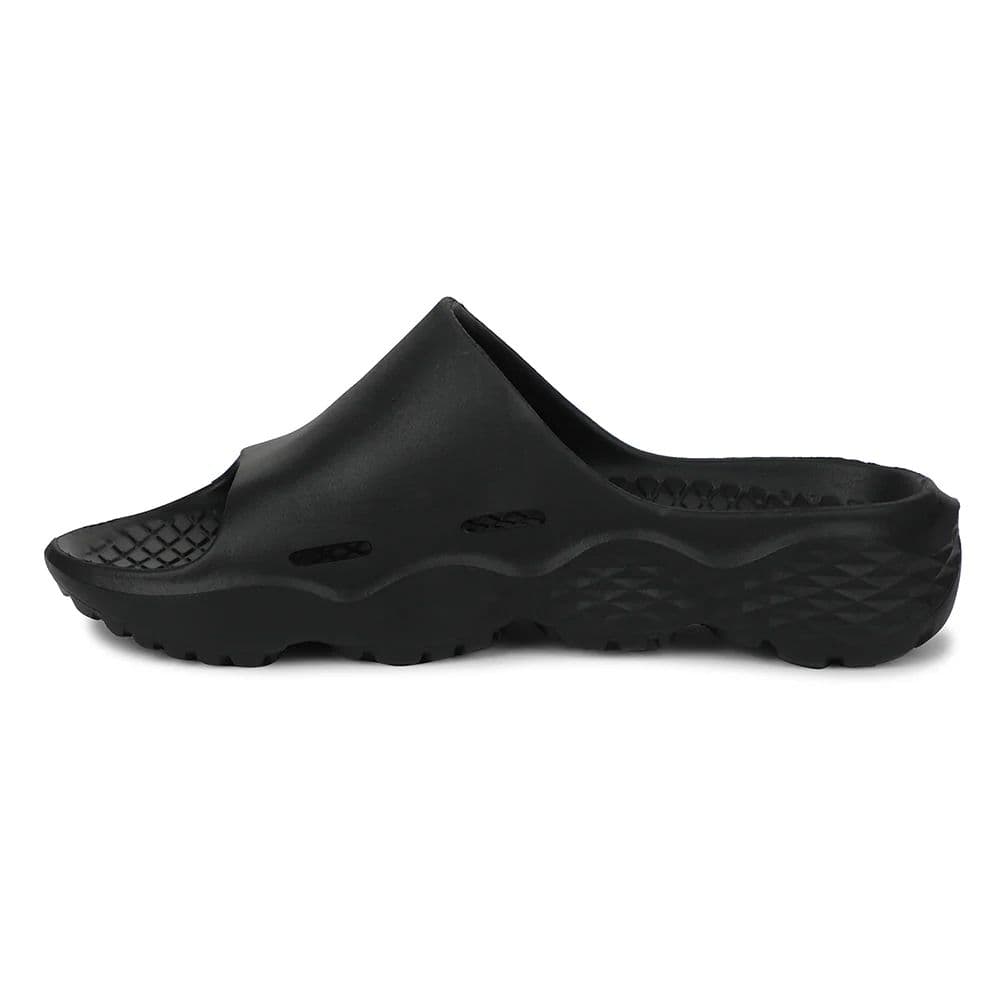 A-HA Black Casual Slipper For Men SOFTWALK By Liberty — photo 3