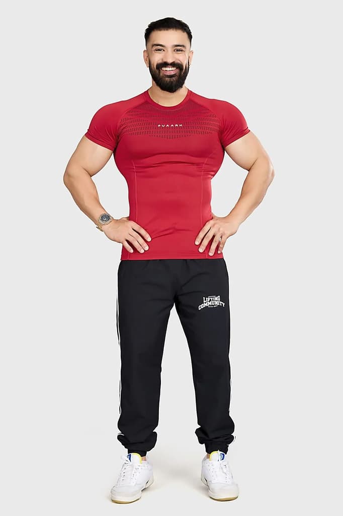 Power Seamless T-shirt Red/ Fuaark — photo 2
