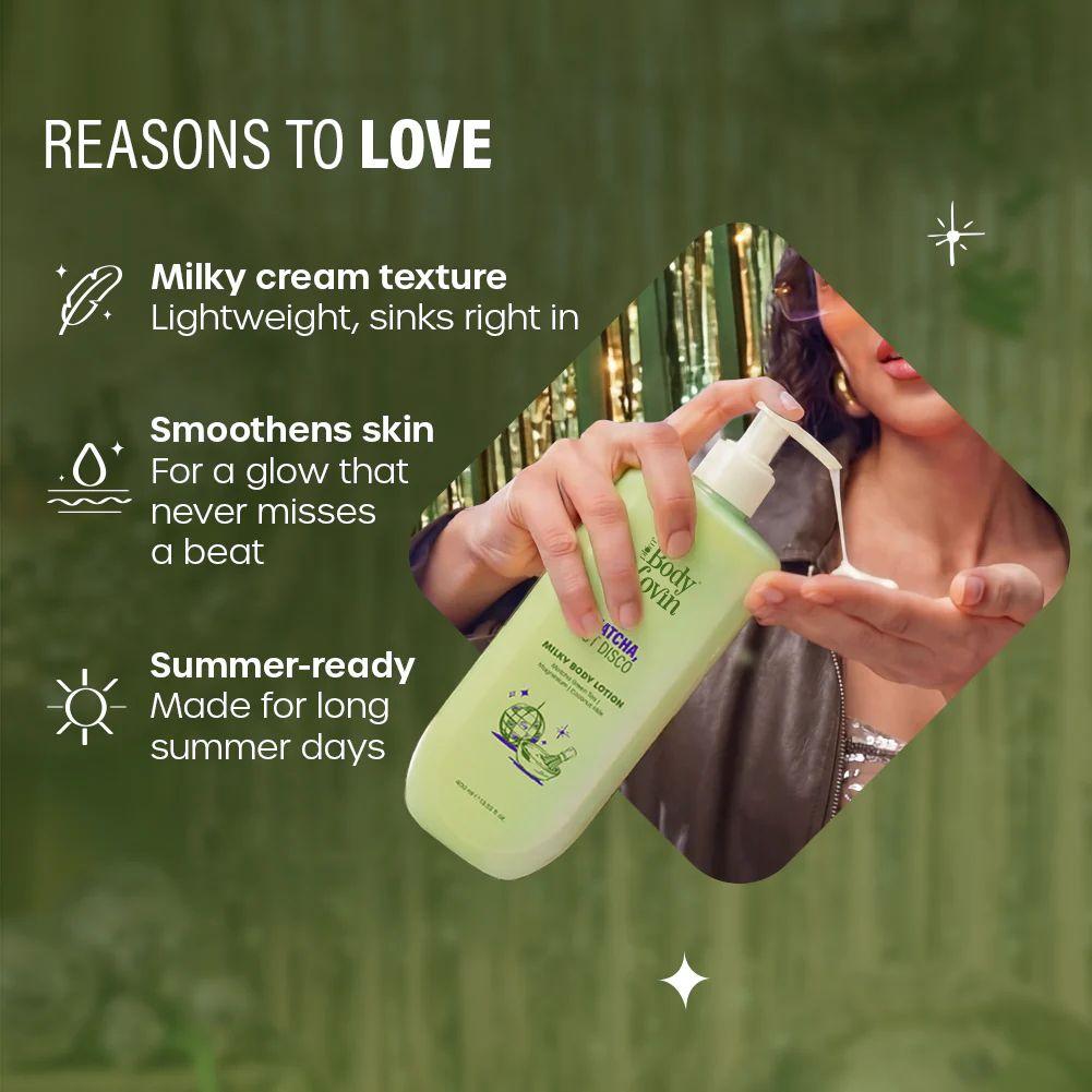 Matcha, But Disco Milky Body Lotion by BodyLovin'