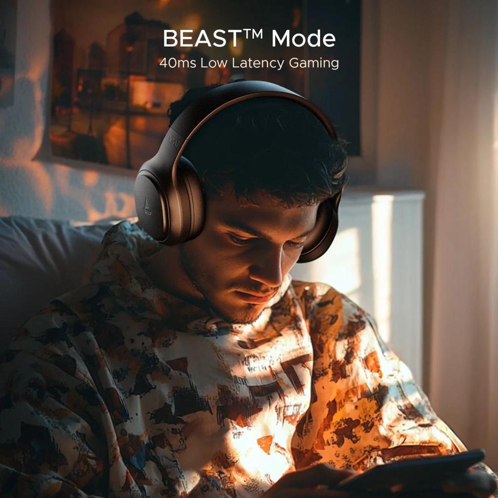 boAt Rockerz 430 | Wireless Headphone with ENx™ Tech, 40 HRS Playback, BEAST™ Mode, Type-C Interface, Bluetooth v5.4 — photo 5