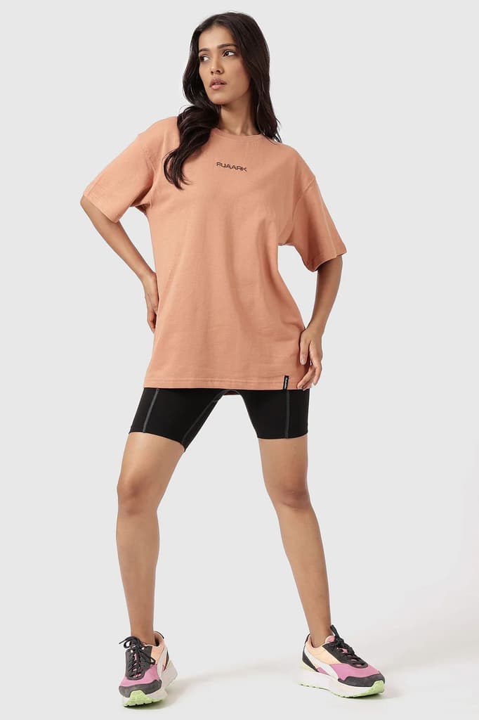Element Oversized T-shirts Warm Beige — photo 6