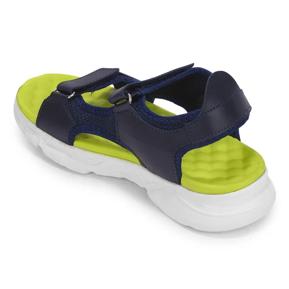 Lucy & Luke Navy Blue Casual Sandal For Kids HIPPO-30SE By Liberty — photo 4