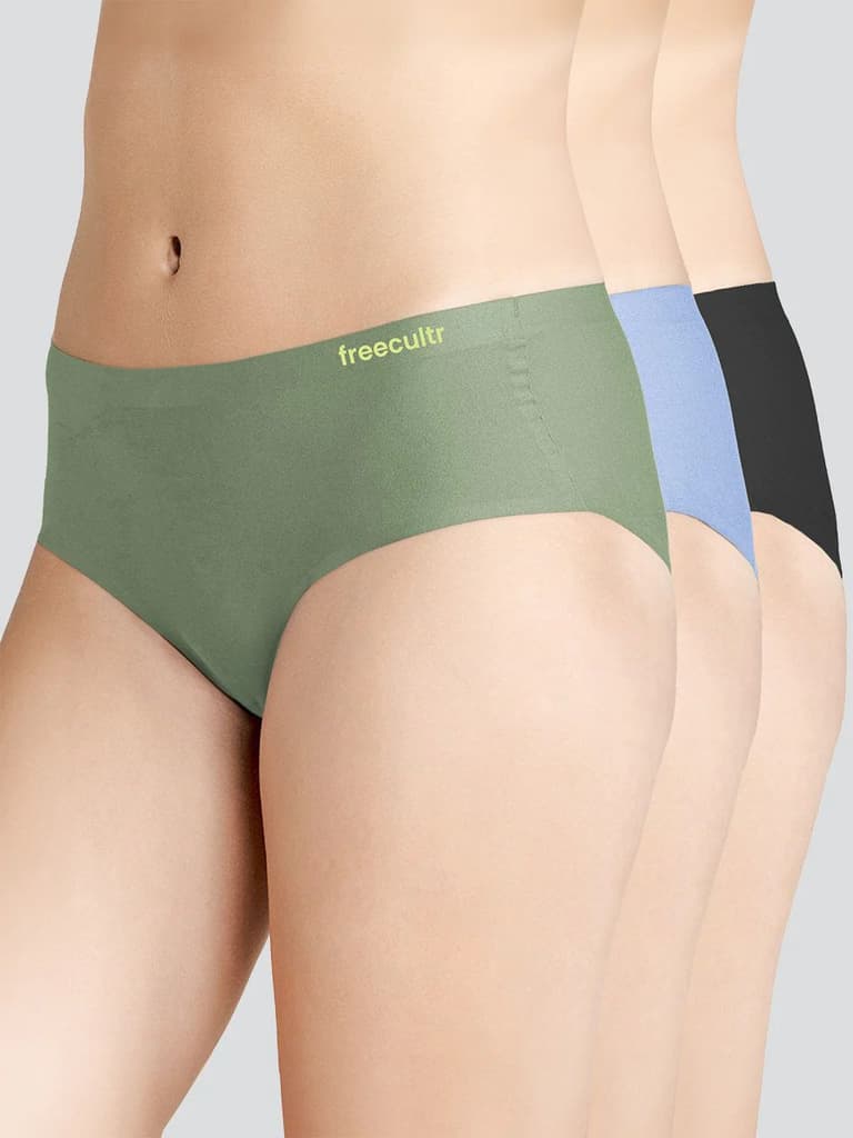 Seamless No Show Micro Modal Hipster panties pack of 3 — photo 2