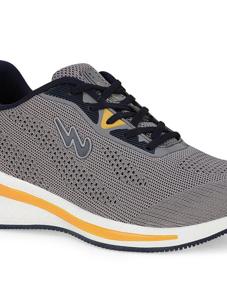 CAMP ERIK Grey Men's Running Shoes — photo 5