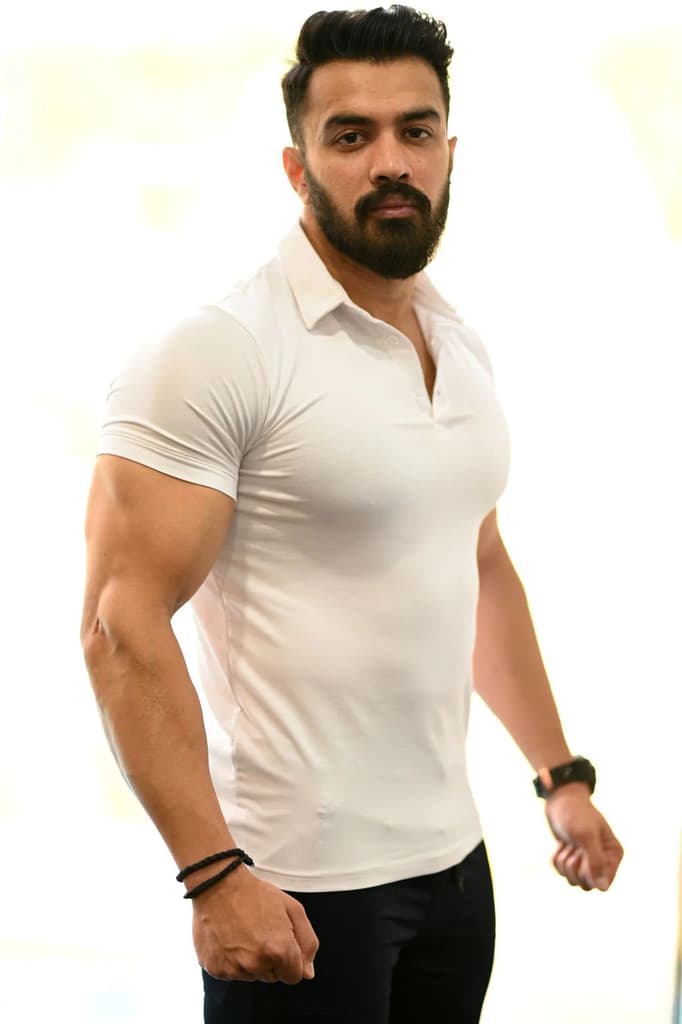 Polo T-shirt White — S