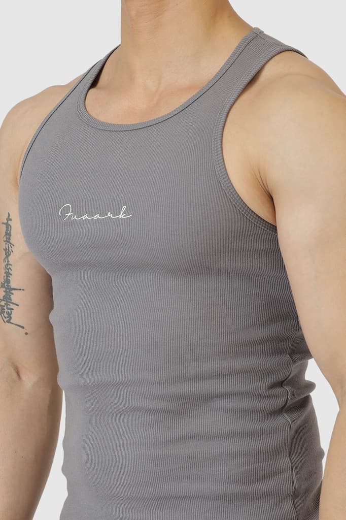 Ribbed Tank Grey — photo 5