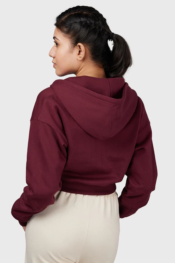 Signature Oversized Cropped Jacket Cherry — photo 5