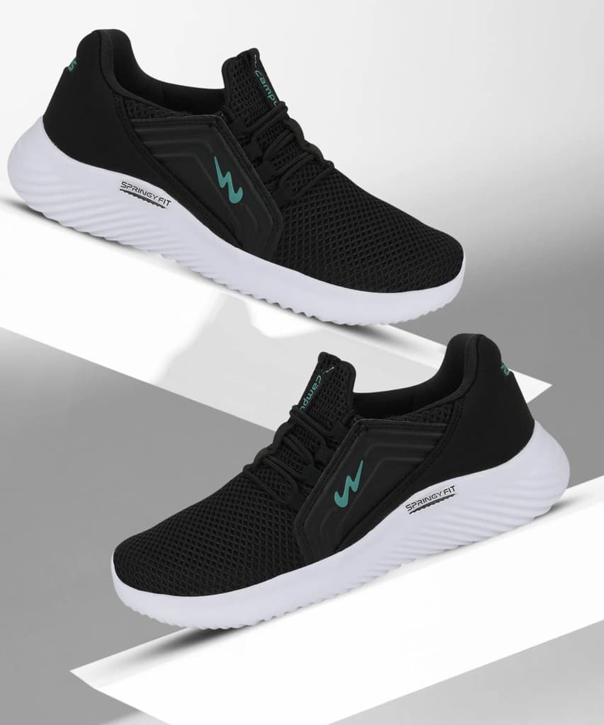 TYSON Pro Black Men's Walking Shoes — photo 5